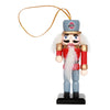 Ohio State Buckeyes Nutcracker Red Ornament - Up Close Front View