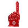 Ohio State Buckeyes Brutus Scarlet Foam Finger - Front View