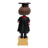 Ohio State Buckeyes Brutus Graduation Bobblehead - In Brown - Back View
