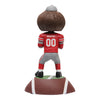 Ohio State Buckeyes Brutus Football Bobblehead - In Brown - Back View