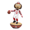 Ohio State Buckeyes Brutus Basketball Bobblehead - In Brown - Front View