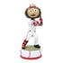 Ohio State Buckeyes Brutus Baseball Bobblehead - In Brown - Front View