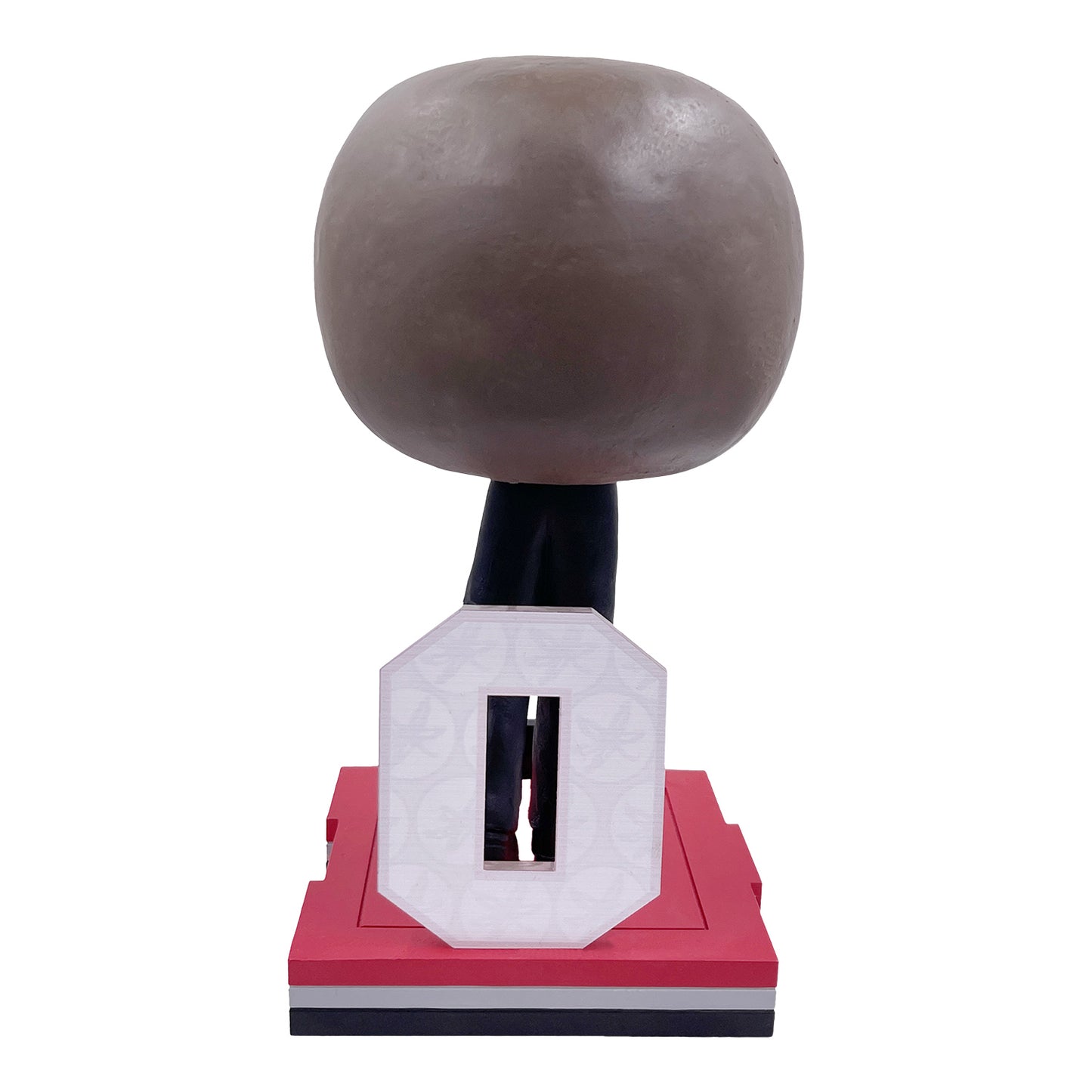 Ohio State Buckeyes 1965 Brutus Series 1 of 4 "O" Bobblehead - Back View