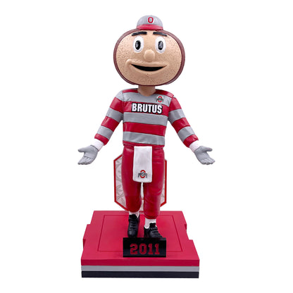 Ohio State Buckeyes 2011 Brutus Series 4 of 4 "O" Bobblehead - Front View