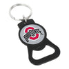 Ohio State Buckeyes Bottle Opener Black Keychain - In Black - Front View
