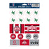 Ohio State Buckeyes 5" by 7" Sticker Sheet - Front View