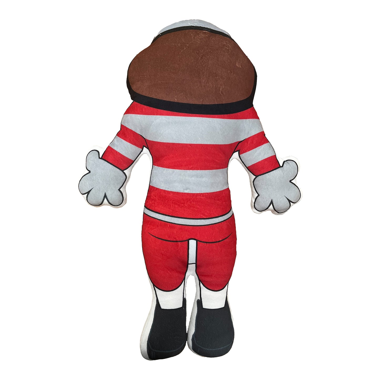 Ohio State Buckeyes Brutus 23" Cloud Pal Pillow - Back View