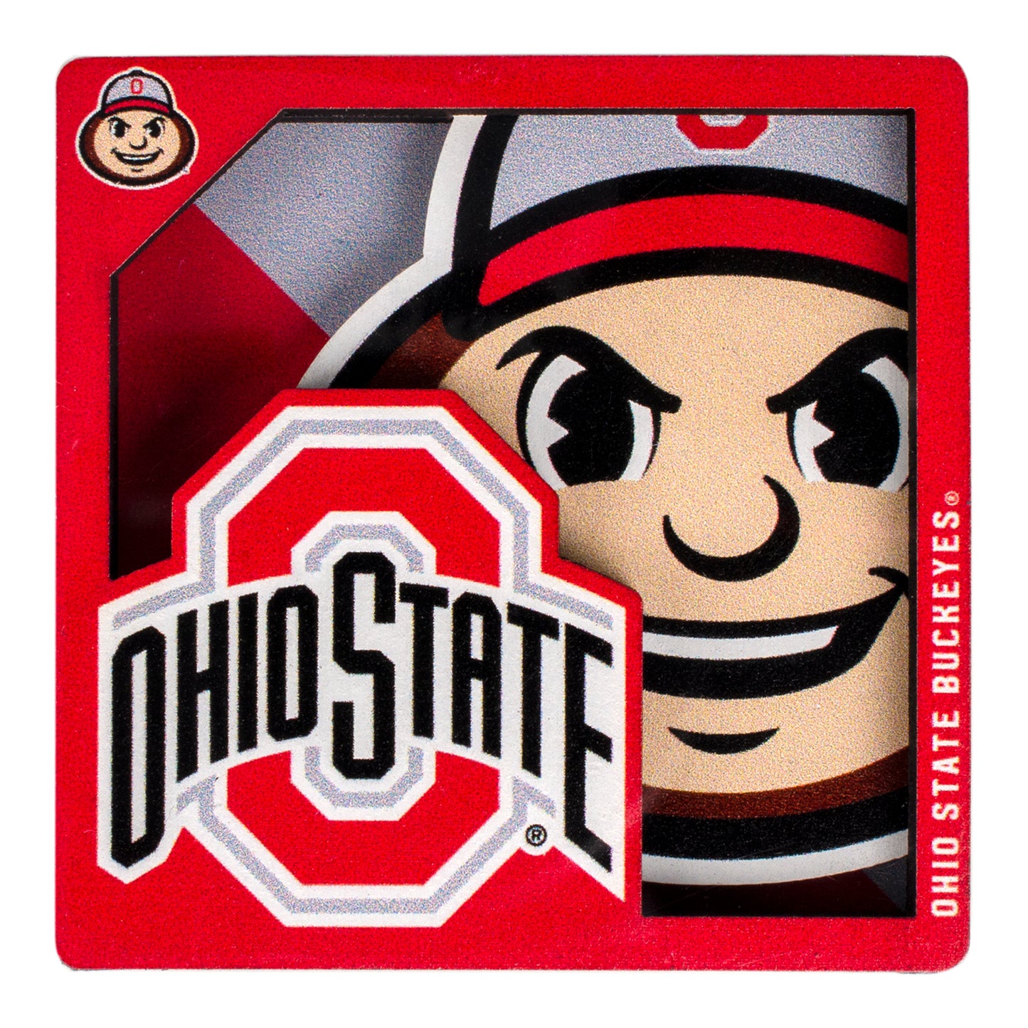 Ohio State Buckeyes Brutus Magnet - Main View