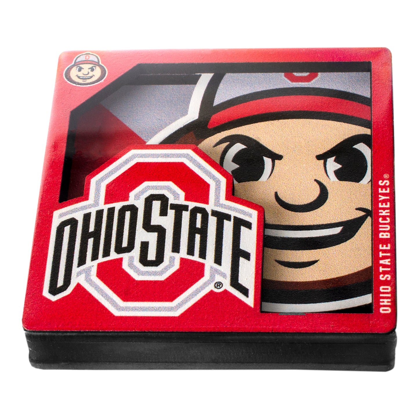 Ohio State Buckeyes Brutus Magnet - Angled View