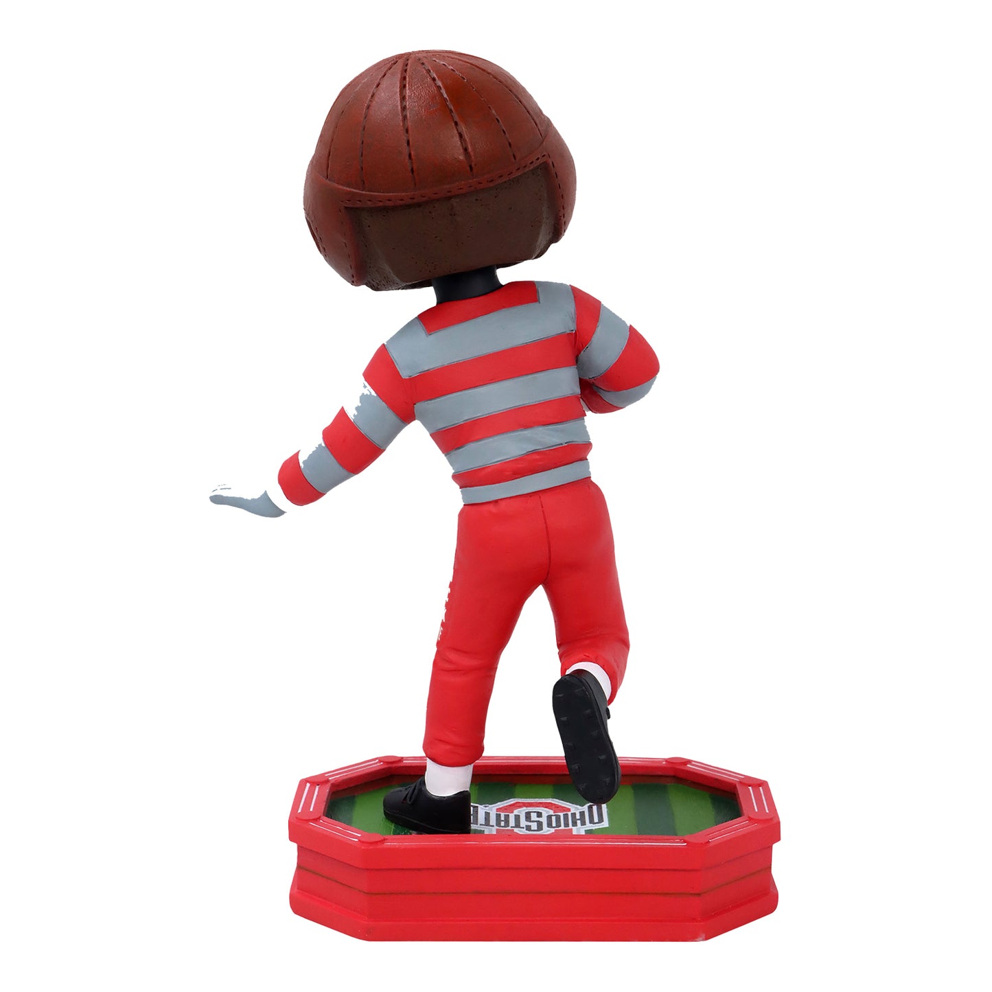 Ohio State Buckeyes Brutus Football Bobblehead - Back View