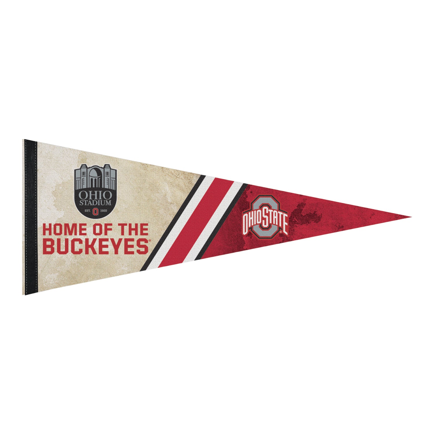 Ohio State Buckeyes Ohio Stadium Pennant - Front View