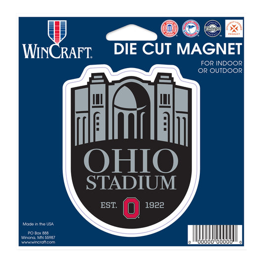 Ohio State Buckeyes Ohio Stadium Magnet - Front View