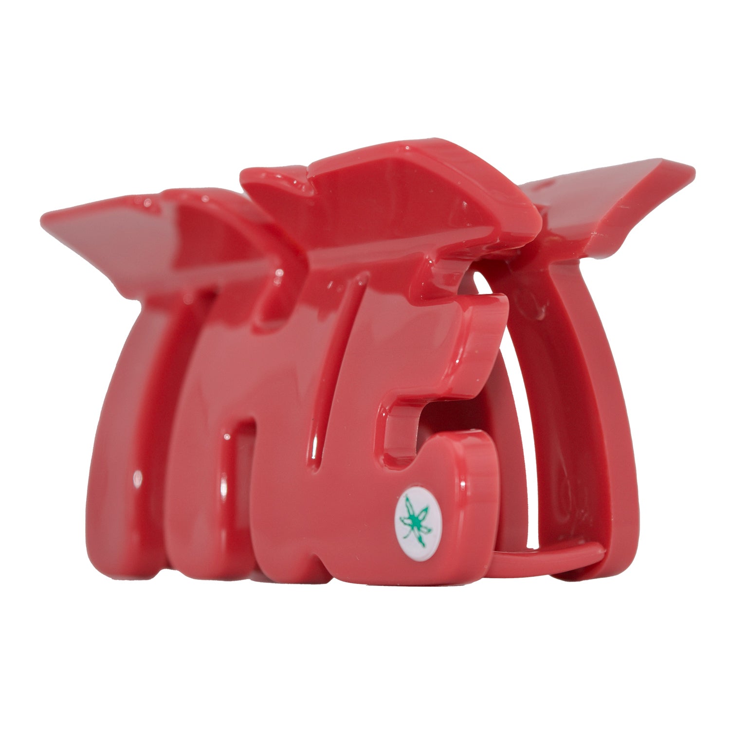 Ohio State Buckeyes Mascella 'THE' Scarlet Hair Claw - Angled View