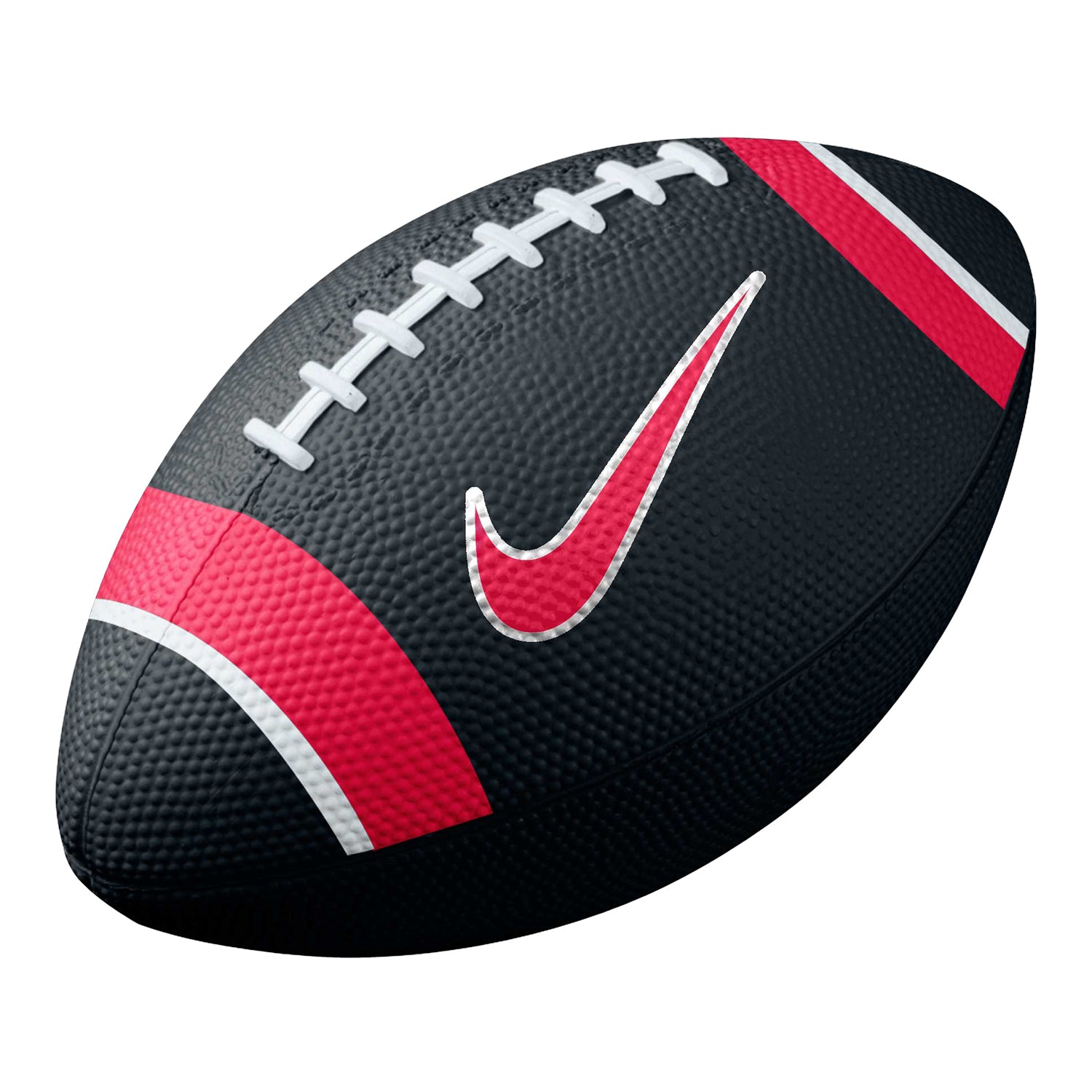 Ohio State Buckeyes Nike Mini Rubber Football In Black - Back View