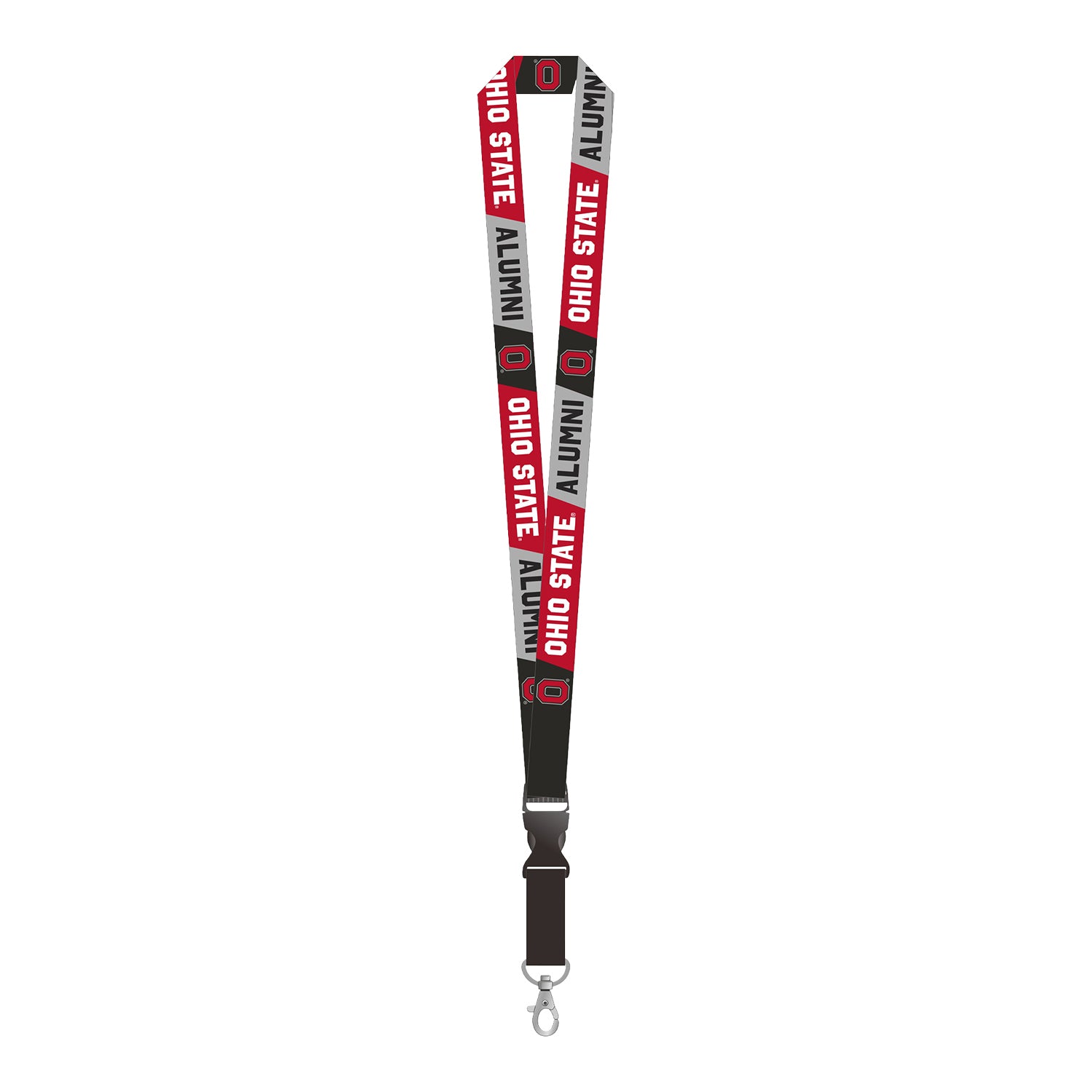 Ohio State Buckeyes Alumni Lanyard - Front View
