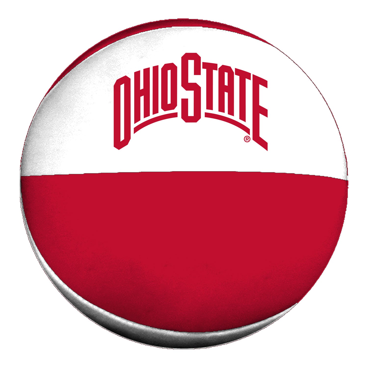 Ohio State Buckeyes Baden 4" Workdmark Softee Basketball - Front View