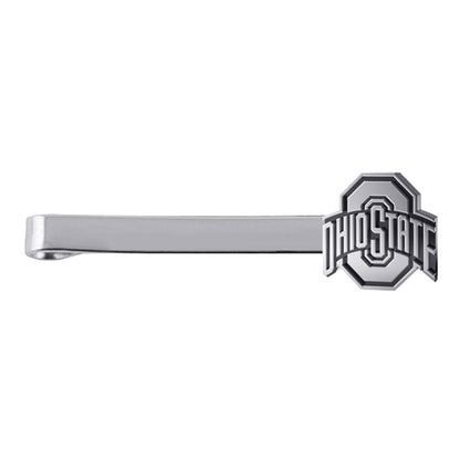 Ohio State Buckeyes Silver Tie Bar - Front View