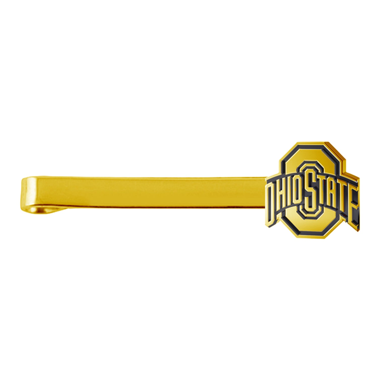 Ohio State Buckeyes Gold Tie Bar - Front View