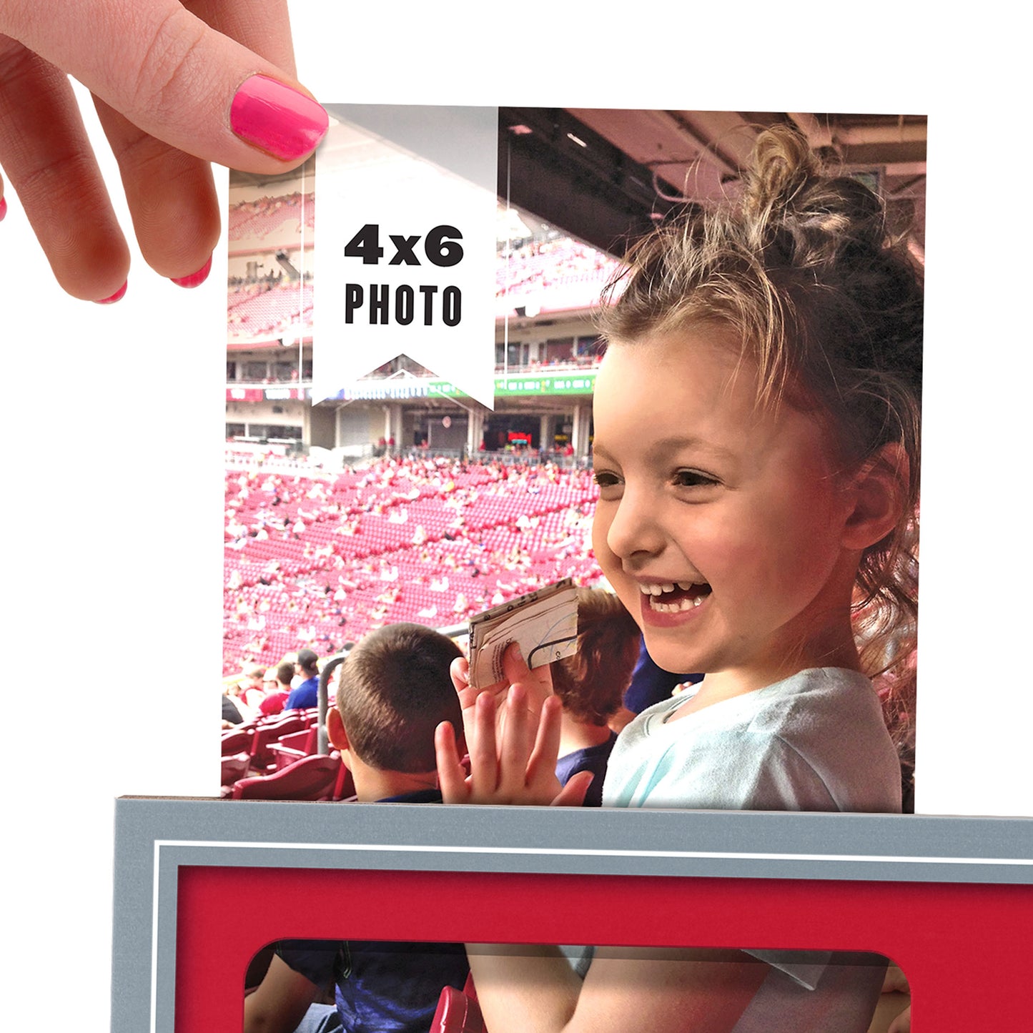 Ohio State Buckeyes 3D Logo Picture Frame - Image View