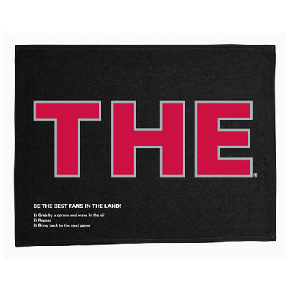 Ohio State Buckeyes THE Buckeye Black Towel - Front View