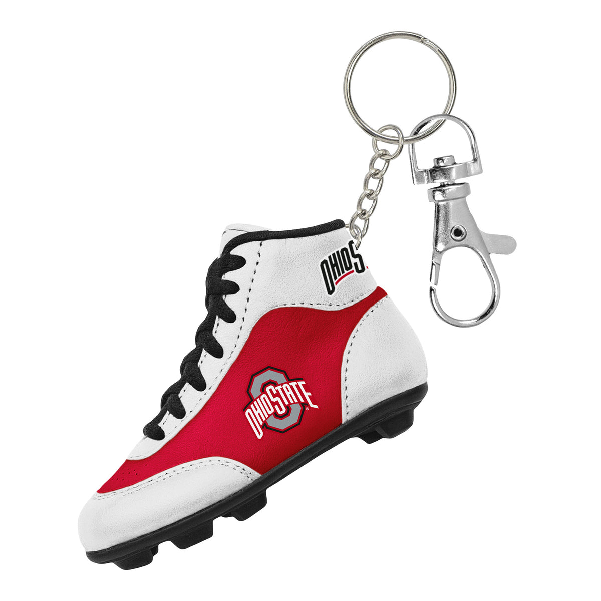 Ohio State Buckeyes Football Cleat Keychain - Left Side 