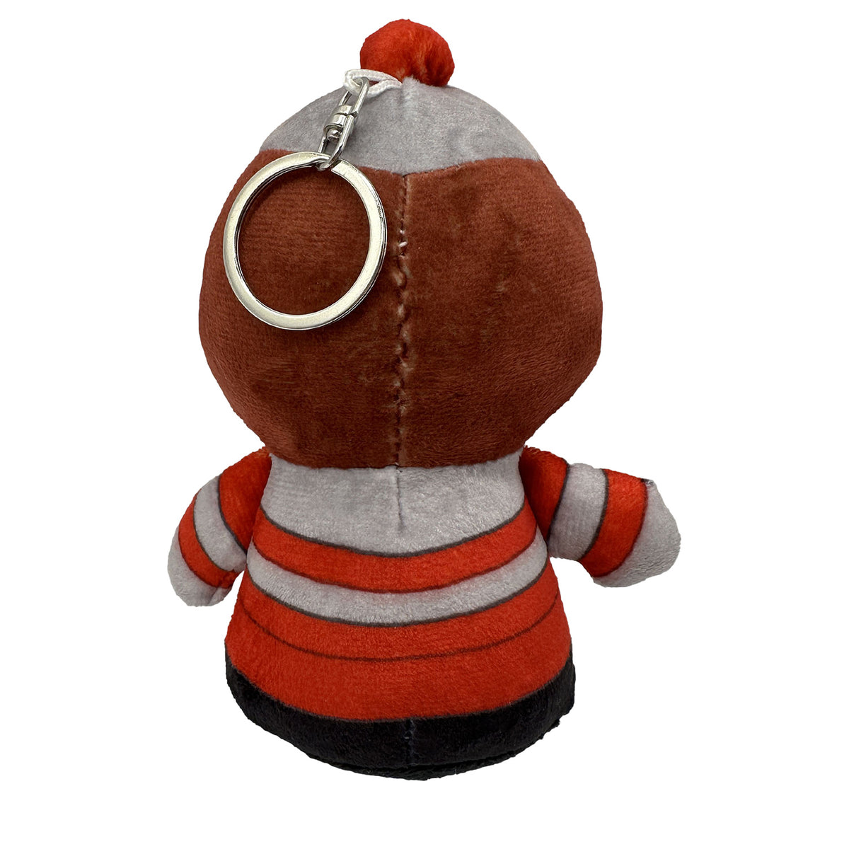 Ohio State Buckeyes 4" Brutus Plush Keychain - Back View