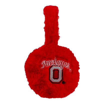 Ladies Ohio State Buckeyes Fuzzy Earmuffs