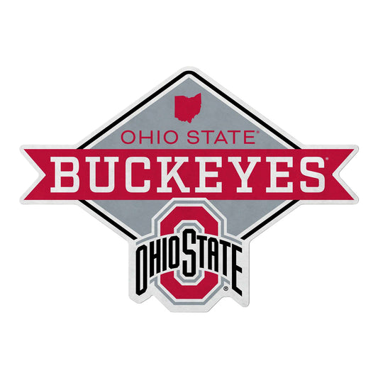 Ohio State Buckeyes Diamond Cut Pennant - Front
