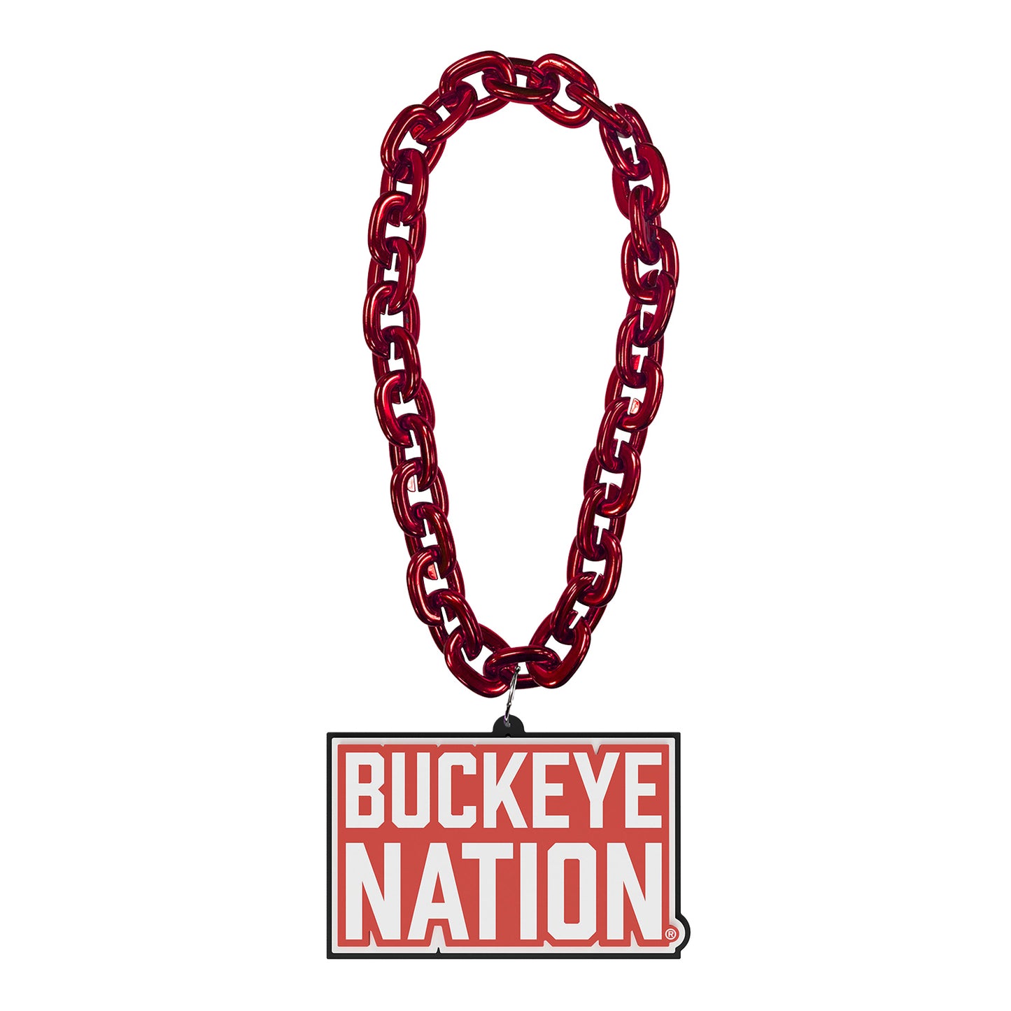 Ohio State Buckeye Nation Fan Chain - Front