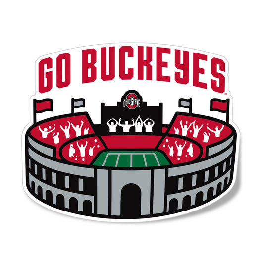 Ohio State Buckeyes 'The Shoe' Sticker - Front