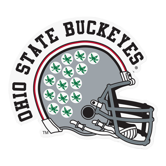 Ohio State Buckeyes Desert Cactus Football Sticker - Main View