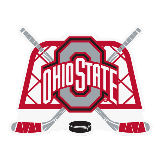 Ohio State Buckeyes Desert Cactus Hockey Sticker - Main View