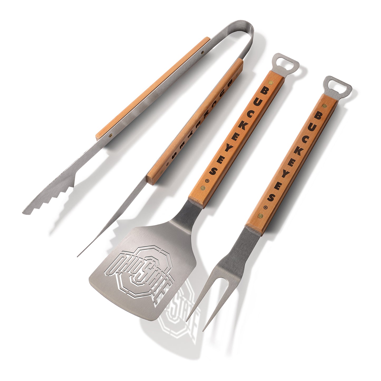 Ohio State Buckeyes 3 Piece Classic BBQ Set - Main View