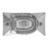 Ohio State Buckeyes Stadium Series Small Horizon Tray - Over Head View