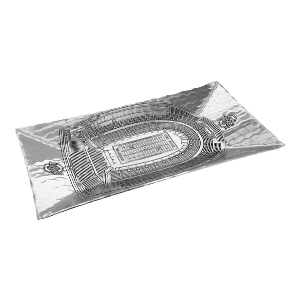 Ohio State Buckeyes Stadium Series Small Horizon Tray - Angled View