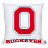 Ohio State Buckeyes Block O Pillow - Front View