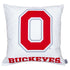 Ohio State Buckeyes Block O Pillow - Front View