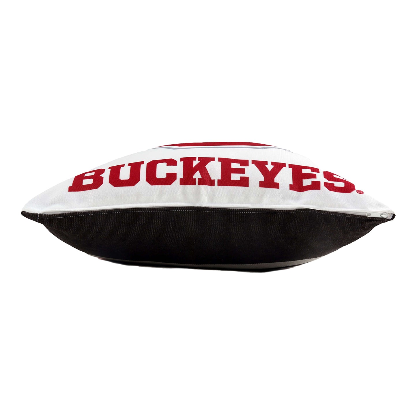 Ohio State Buckeyes Block O Pillow - Side View