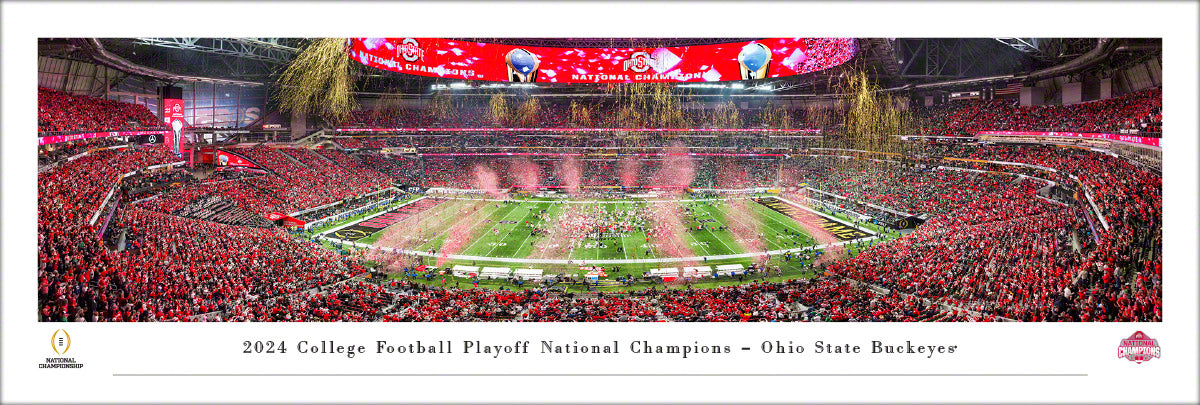 Ohio State Buckeyes 2024 CFP Champions- Unframed