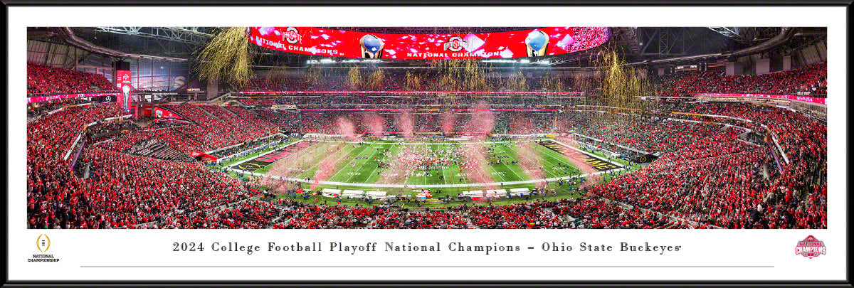 Ohio State Buckeyes 2024 CFP Champions- Standard Frame