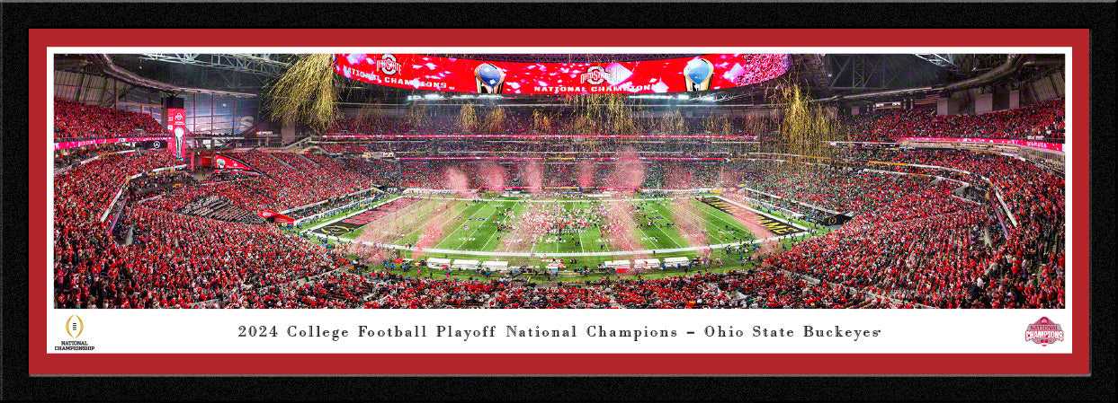 Ohio State Buckeyes 2024 CFP Champions- Select Frame