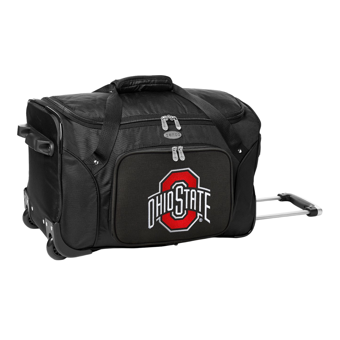 Ohio State Buckeyes 20'' Carry-on Softside Spinner In Black - Front View