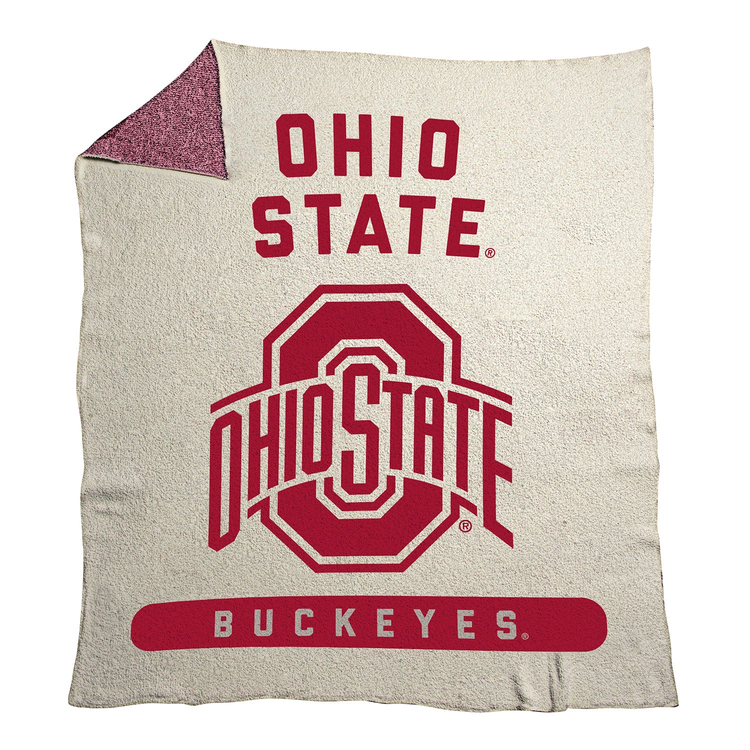 Ohio State Buckeyes Prime Luxe Dreams Throw - Front
