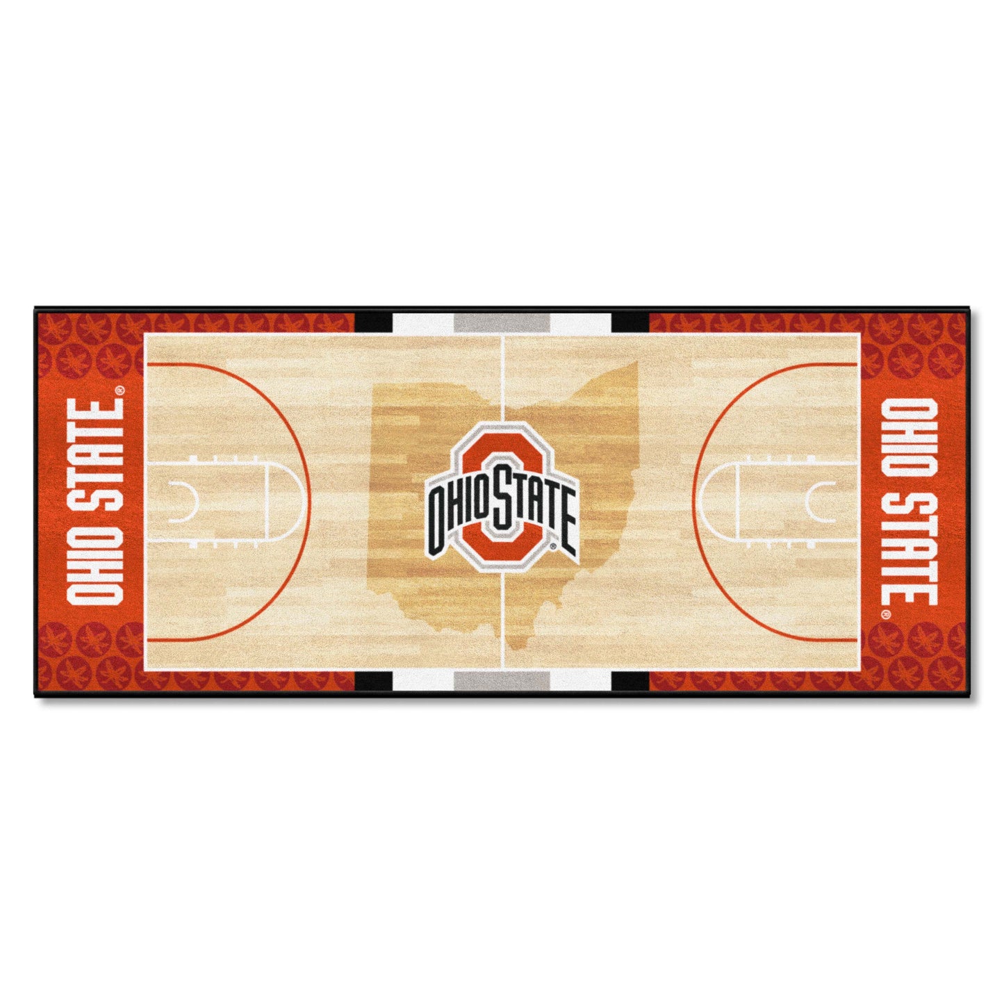Ohio State Buckeyes Basketball Runner - Front View