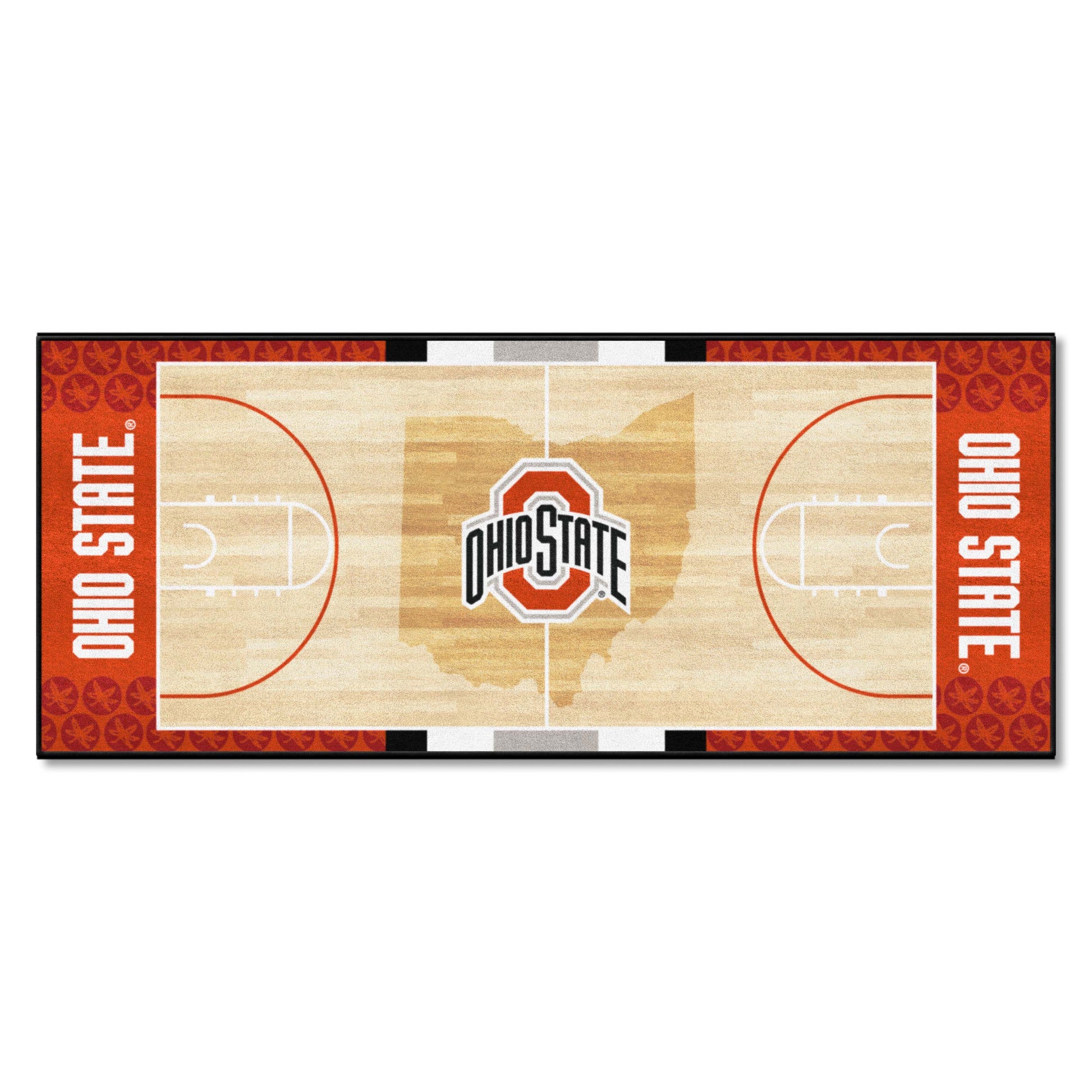 Ohio State Buckeyes Basketball Runner - Front View