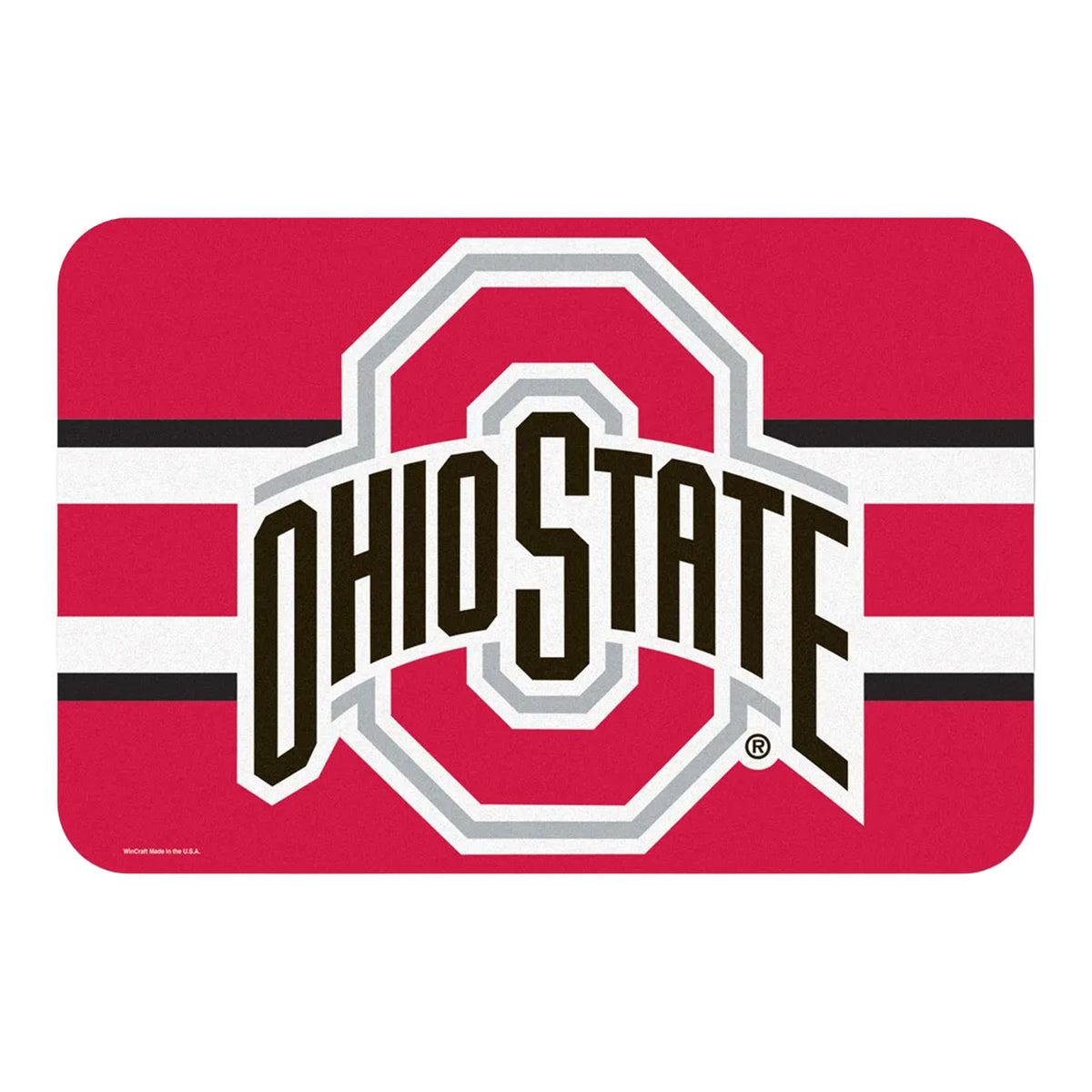 Ohio State Buckeyes Small Mat 20" x 30" - Full View
