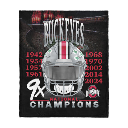 Ohio State Buckeyes 2024 National Champions 50"x 60" Blanket