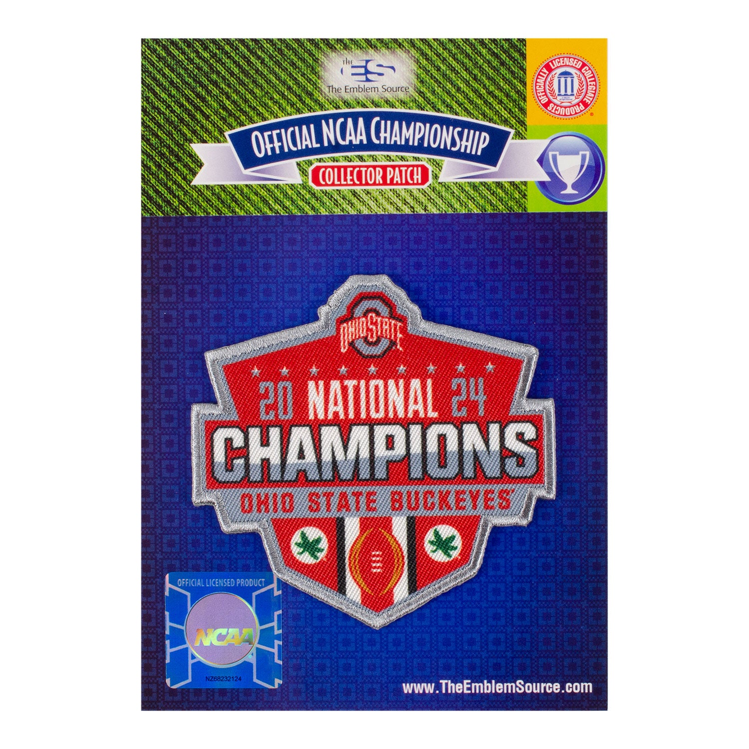 Ohio State Buckeyes 2024 National Champions Patch
