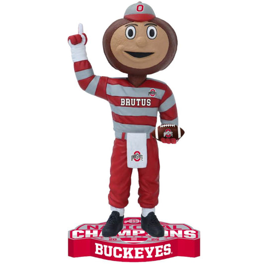 Ohio State Buckeyes 2024 National Champions Brutus Bobblehead