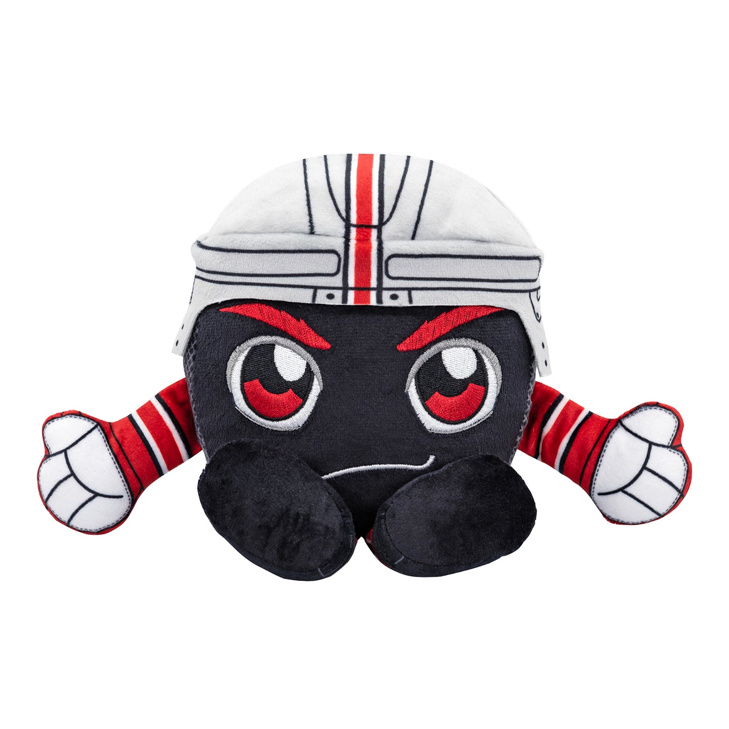 Ohio State Buckeyes Hockey Kuricha Black Plush - In Black - Alternate Front View